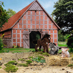 This is Steiff's Sissy the Piglet with her friends.