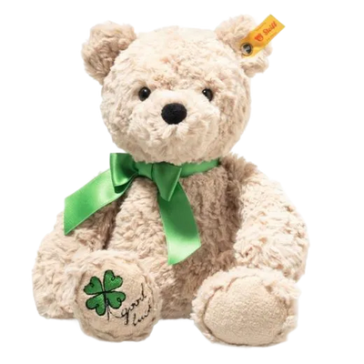 Steiff's Soft Cuddly Friends Jimmy Good Luck Teddy Bear makes a great gift for anyone who needs a little support or good luck on their side.