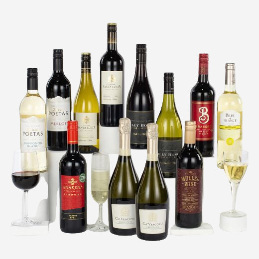 12 Wines in a Box by Wheelers Luxury Hampers