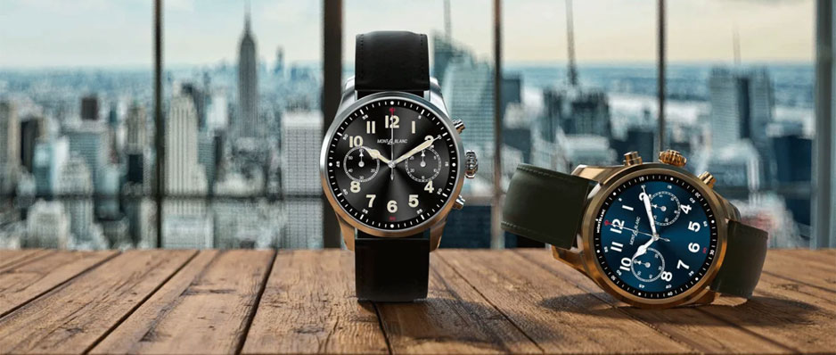 Montblanc Black & Khaki Smartwatches