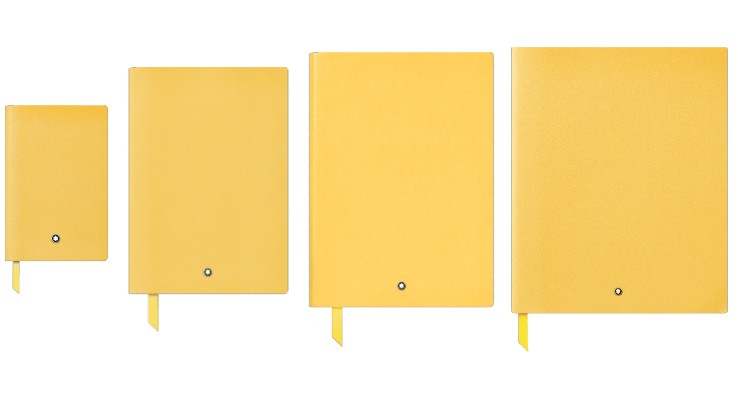 Montblanc Colour of the Year Fine Stationery Mustard Yellow Notebooks