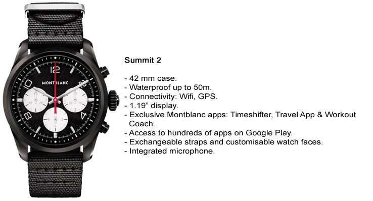 Montblanc Summit 2 Specifications