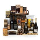 The Banquet Luxury Hamper with a mix of sweet and savoury snacks.