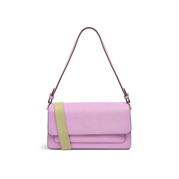 Radley Leather Lane Sugar Pink Medium Flapover Shoulder Bag Wheelers Luxury Gifts
