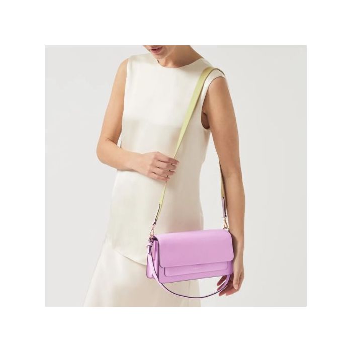 Radley Leather Lane Sugar Pink Medium Flapover Shoulder Bag | Wheelers  Luxury Gifts