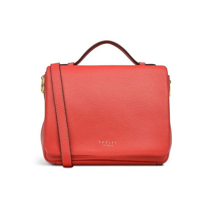 Radley Weston Street Red Small Flapover Cross Body Bag Wheelers Luxury Gifts