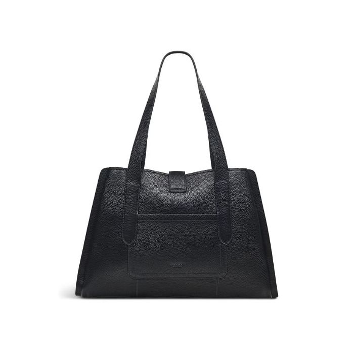 Large black handbag with zip deals