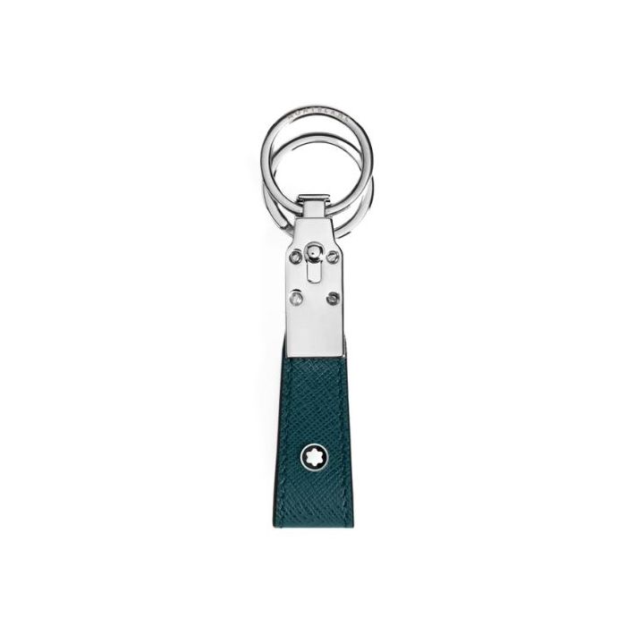 Montblanc Sartorial Key Fob Cyprus Blue Saffiano Leather Wheelers Luxury Gifts