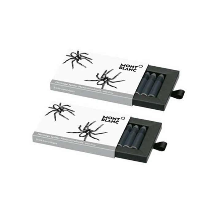 Montblanc Grey Heritage Spider Ink Cartridges Wheelers Luxury Gifts