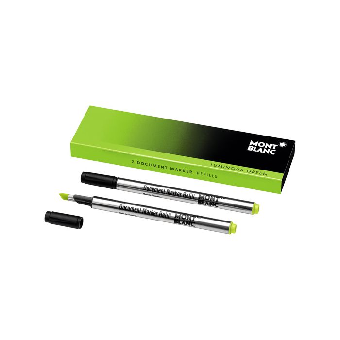 Montblanc Luminous Green Document Marker Refills Wheelers Luxury Gifts