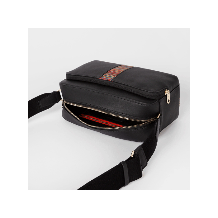Paul Smith Men s Cross Body Bag With Signature Stripe