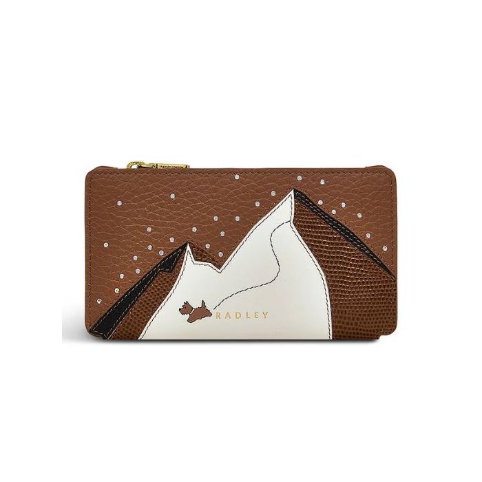 Radley Mountain Wanderers Saddle Brown Medium Bifold Purse