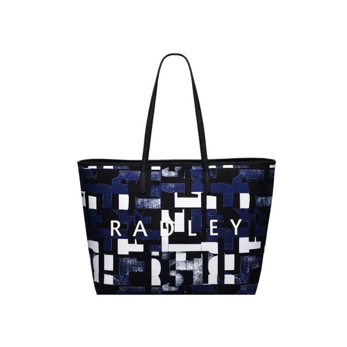 Radley Southwell Gardens Evenfall Abstract Geo Large Tote Bag
