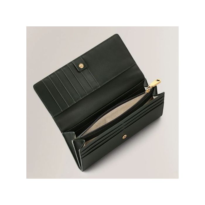 Radley Heritage Dog Outline Racing Green Flapover Matinee Purse