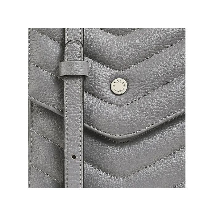 Radley Rowe Avenue Quilted Grey Phone Cross Body Bag Wheelers Luxury Gifts