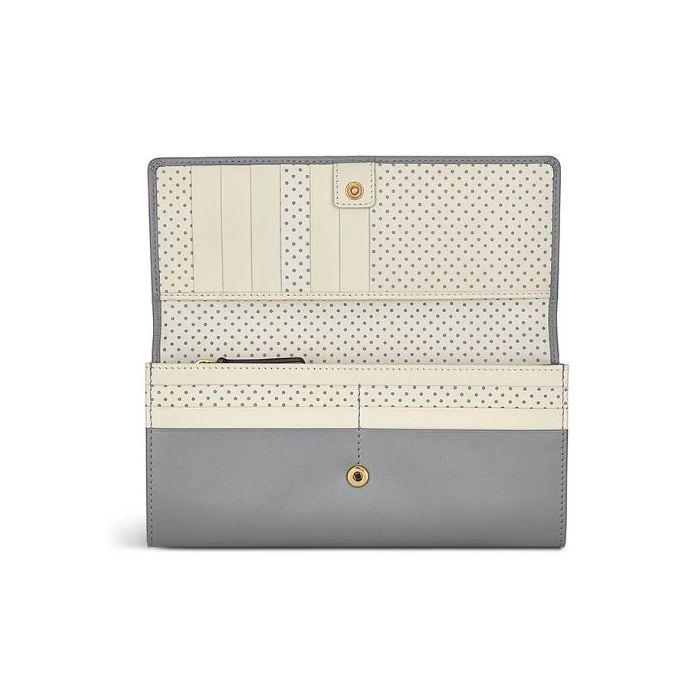 Radley Heritage Dog Outline Grey Large Matinee Purse Wheelers Luxury Gifts