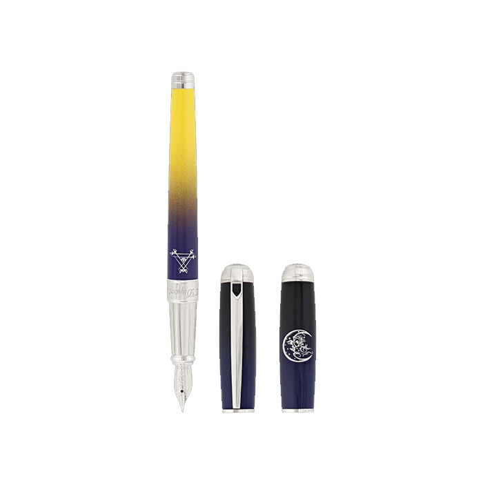 S.T. Dupont Paris Montecristo La Nuit Line D Fountain Pen Wheelers Luxury Gifts