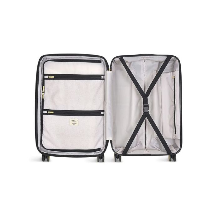 Radley Lexington 4 Wheel Medium Black Trolley Case Wheelers Luxury Gifts