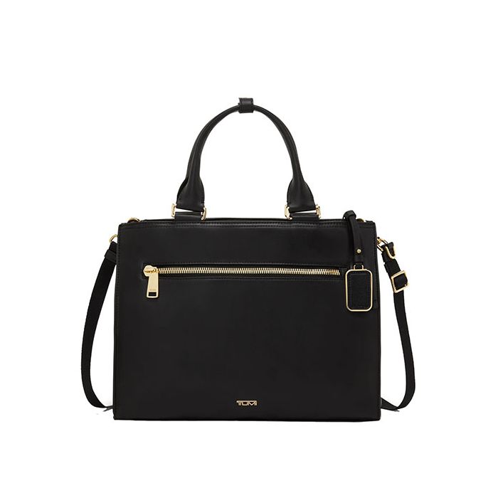 TUMI Voyageur Black Lynn Tote Bag Wheelers Luxury Gifts