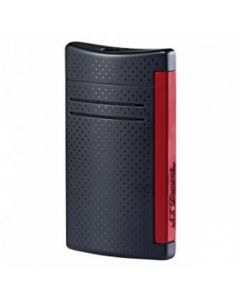 S.T. Dupont Maxijet Lighter, Jet Flame, In Black and Red.