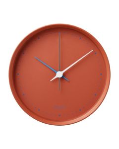 This Georg Jensen Koppel Matte Red 22cm Wall Clock is made out of ABS and stainless steel.