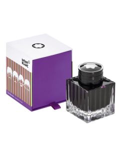 Montblanc's Great Characters The Beatles Ink Bottle Purple 50 ml comes in original packaging and is a collectors item.