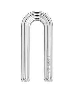 The Montblanc Sartorial stainless steel 3-ring money clip.