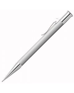 Graf von Faber-Castell Silver Guilloche Rhodium-Plated Mechanical Pencil.