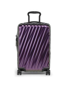 TUMI's 19 Degree International Expandable Iridescent Carry-On features black trims to compliment the iridescent exterior.