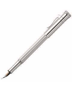 Graf von Faber Castell Sterling silver Classic Range fountain pen with 18K nib.
