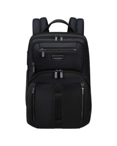 Samsonite's Urban-Eye Backpack 14.1" in Black has 4 pockets on the front along with the main compartment that will fit a laptop. 