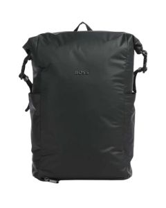 The Catch EVO Black Rolltop Backpack by BOSS.