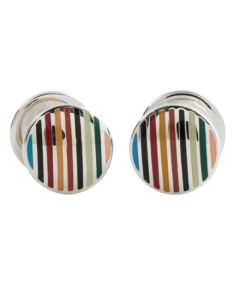The Multicoloured Signature Pop Cufflinks by Paul Smith.