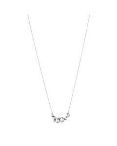 Georg Jensen's Moonlight Grapes Oxidised Sterling Silver Pendant can be worn on its own or paired with other pieces from the Grapes range.