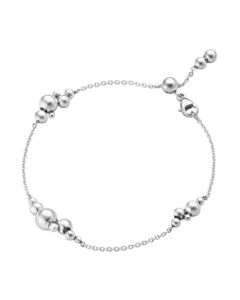This Moonlight Grapes Cluster Sterling Silver Bracelet by Georg Jensen is a timeless piece that can be worn every day.