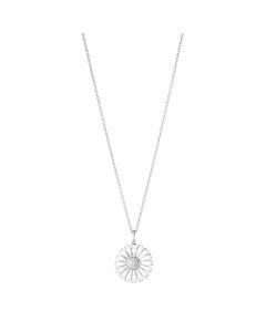 This Georg Jensen White Enamel Sterling Silver Daisy Pendant is great for everyday wear and makes a lovely gift.