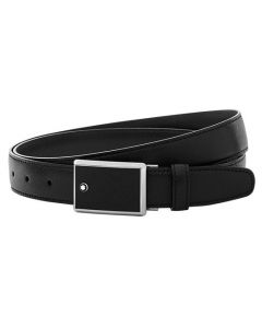 Close up of the Montblanc Contemporary Linebelt and buckle.