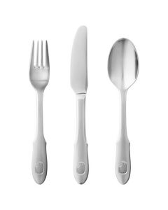 Georg Jensen Elephant stainless steel childs cutlery set.