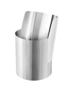 The Georg Jensen stainless steel large vase.