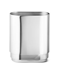 The Georg Jensen Manhattan stainless steel small vase.