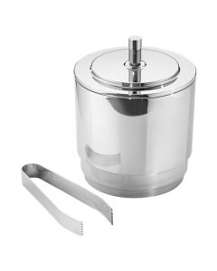 Georg Jenson Manhattan stainless steel ice bucket.