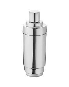 Georg Jenson Manhattan stainless steel cocktail shaker.