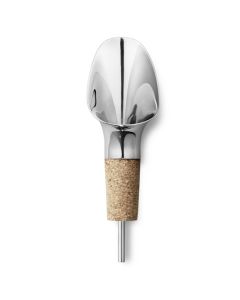 The Georg Jensen Sky stainless steel wine pourer.