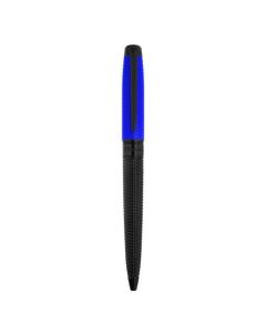 This Line D Eternity Neon Blue Ballpoint Pen by S.T. dupont is made out of black PVD and shiny lacquer on the cap.