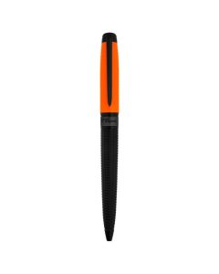 This S.T. Dupont Line D Eternity Neon Orange Ballpoint Pen is made out of black PVD and neon orange lacquer.
