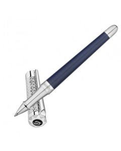 S.T. Dupont Liberté Blue Palladium Rollerball.