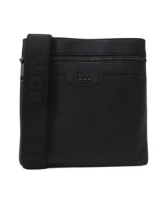 Jareth Black PU Leather Envelope Bag