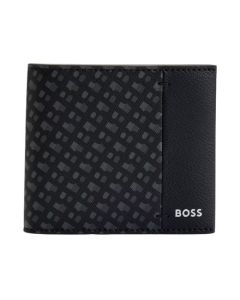 Zair Monogram Faux Leather 4CC Coin Wallet