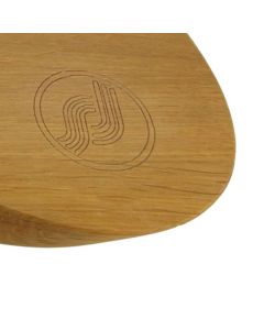 Georg Jensen cheeseboard has been engraved with a logo.