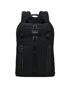 Samsonite's Urban-Eye Accordeon Backpack 15.6", Black is made out of nylon and is water resistant so you rest assured that your belongings are safe.